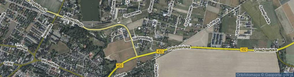 Zdjęcie satelitarne Stabrowskiej Haliny ul.